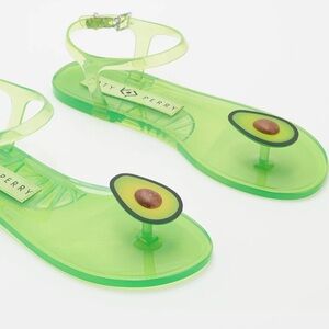KATY PERRY AVOCADO SANDALS. NWOT